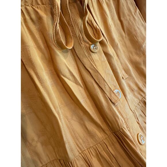 NEW Anthropologie Button Front Maxi Skirt Cottagecore Boho Festival - Picture 10 of 10